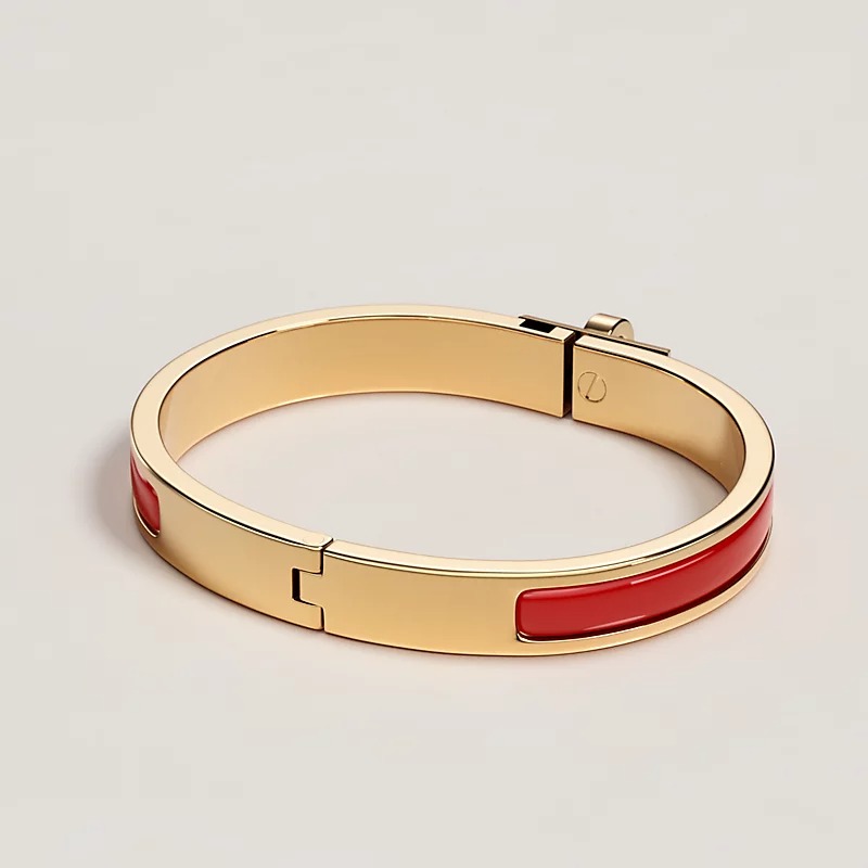 H**me5 Mini Clic Kelly Bracelet Rouge Amarante H200004F 94PM