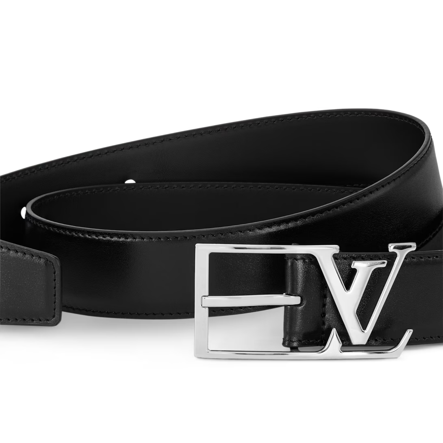 L0vis Vvtt0n LV Skyline 35mm Belt Black For Men M0687U