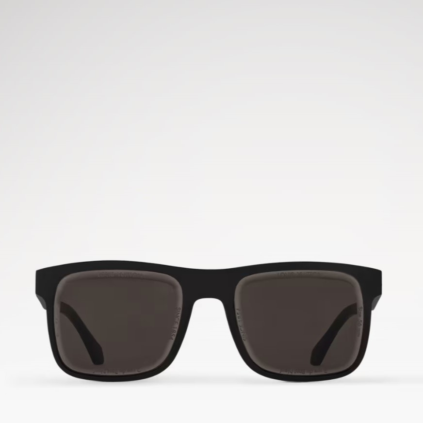 L0vis Vvtt0n LV S*per Vision Daily Large Square Sunglasses Black Z2877U