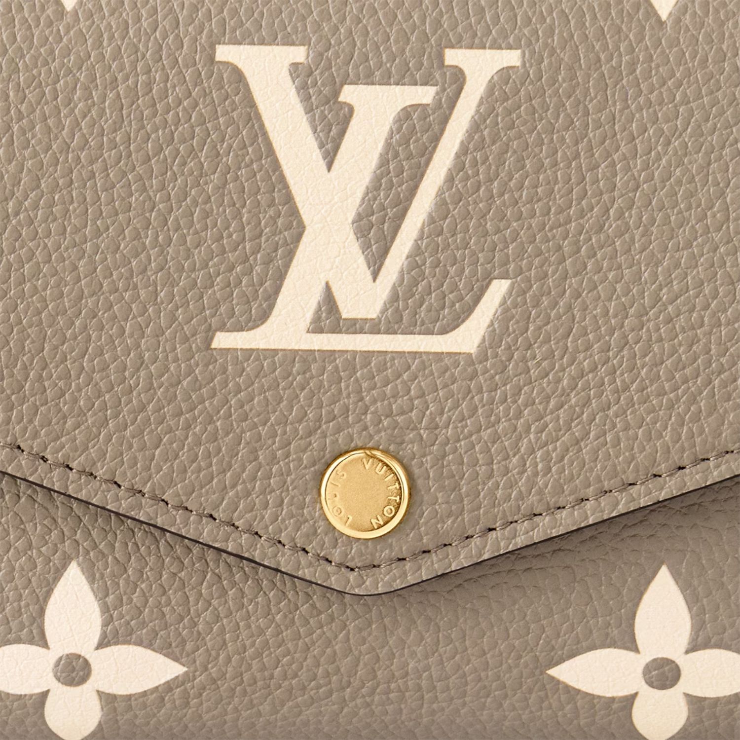 L0vis Vvtt0n Sarah Wallet Tourterelle For Women 19cm/7.5in – M81049