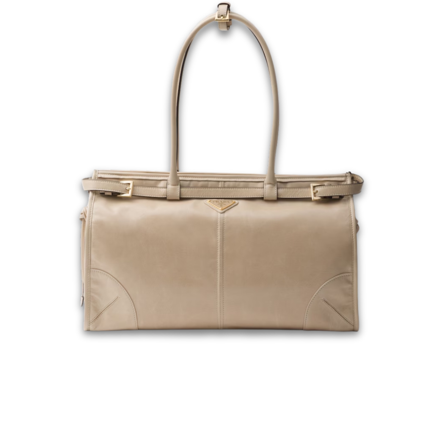 Pra*a Bonnie Large Handbag Bag Travertine 38cm/15in – 1BA433_2CYR_F03MV_V_MOO
