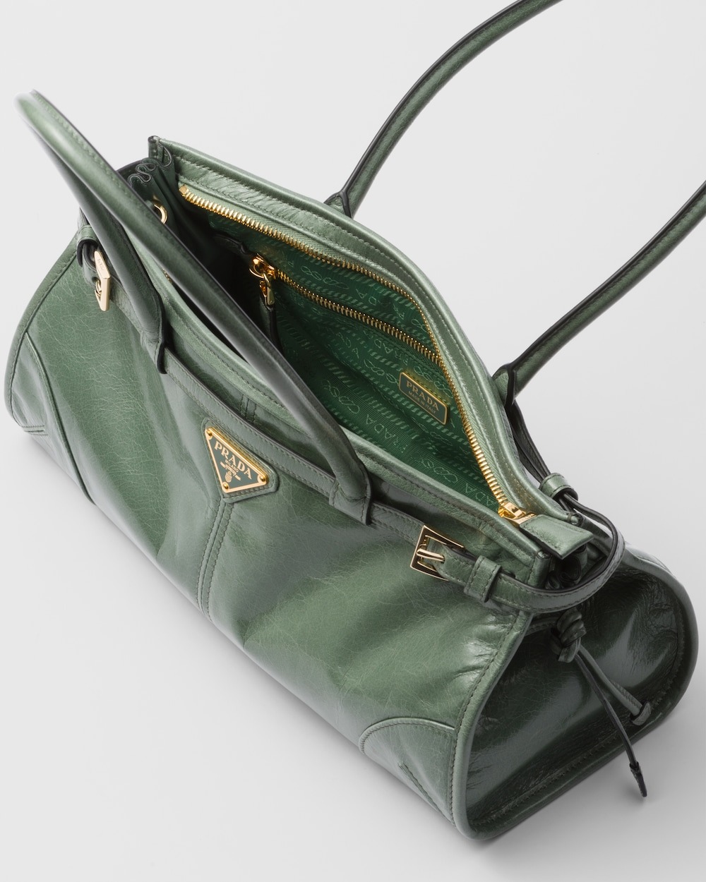 [True-to-ORIGINAL] Pra*a Bonnie Medium Shoulder Bag Sage 32cm/13in – 1BA426_2CYR_F014J_V_MOO