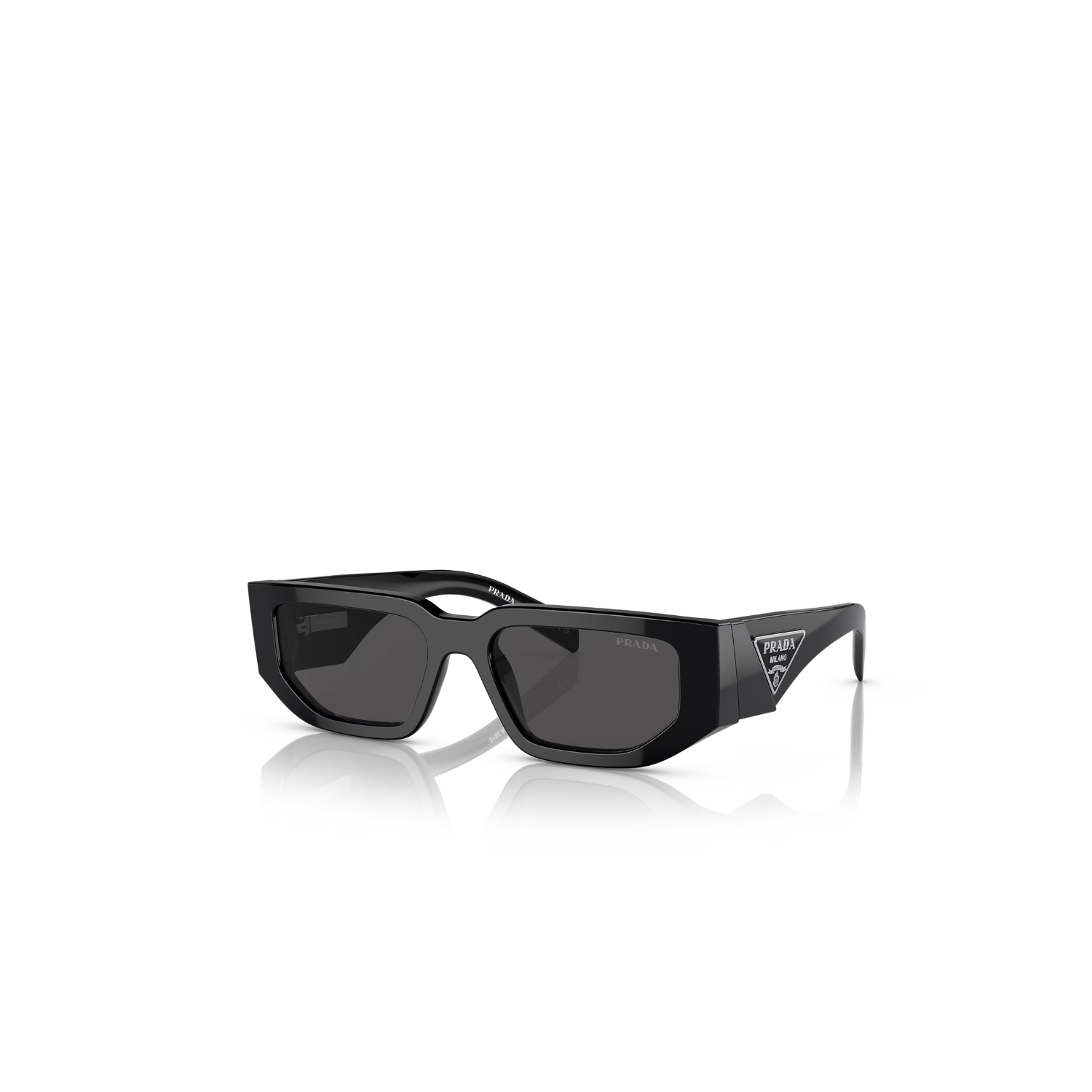 Pra*a Rectangle-Frame Sunglasses Black PR09ZS 1AB5S0 5418