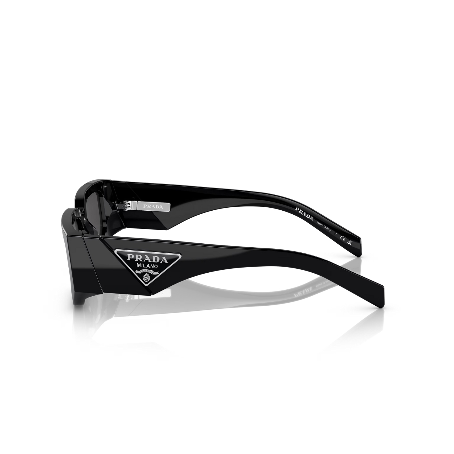 Pra*a Rectangle-Frame Sunglasses Black PR09ZS 1AB5S0 5418