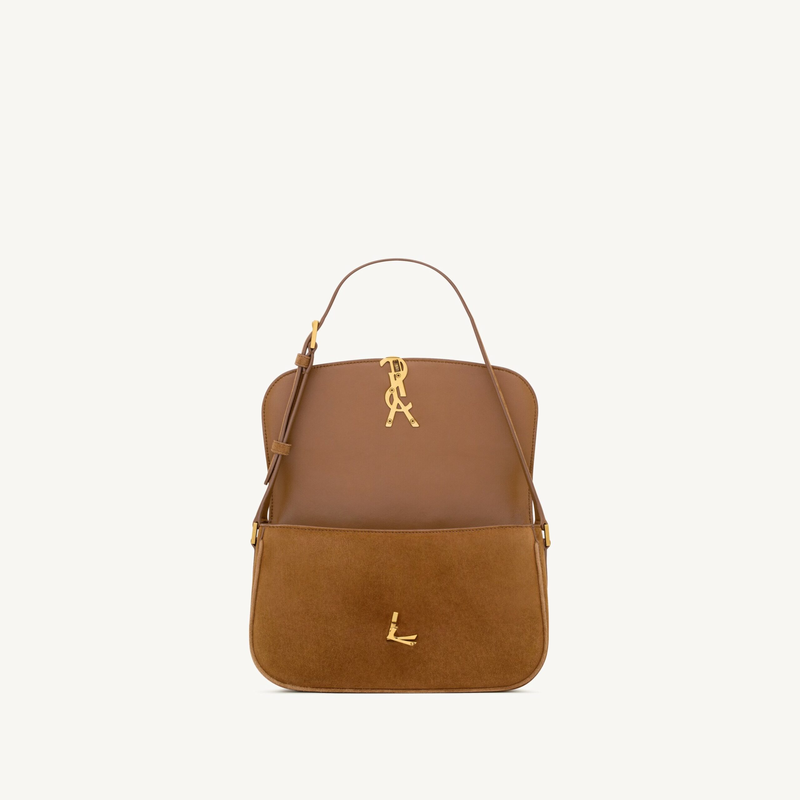 [True-to-ORIGINAL] Sa1nt Lau*nt Solferino Medium Caramel Cognac For Women 24.5cm/9.6in 8323301U80W2916