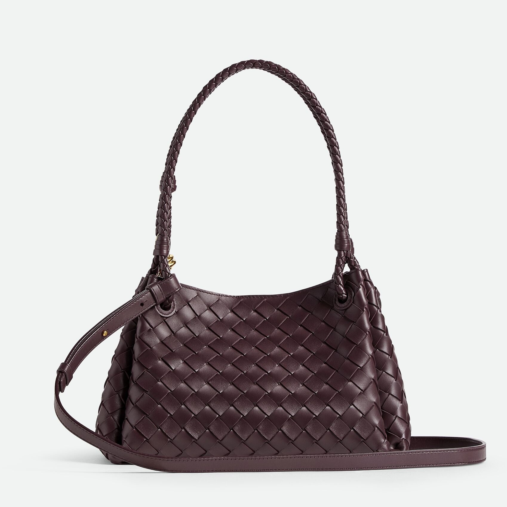 [True-to-ORIGINAL] B0tt*ga Ven*ta Medium Parachute Dark Barolo For Women 29.5cm/11.6in 835921VCPPT2264