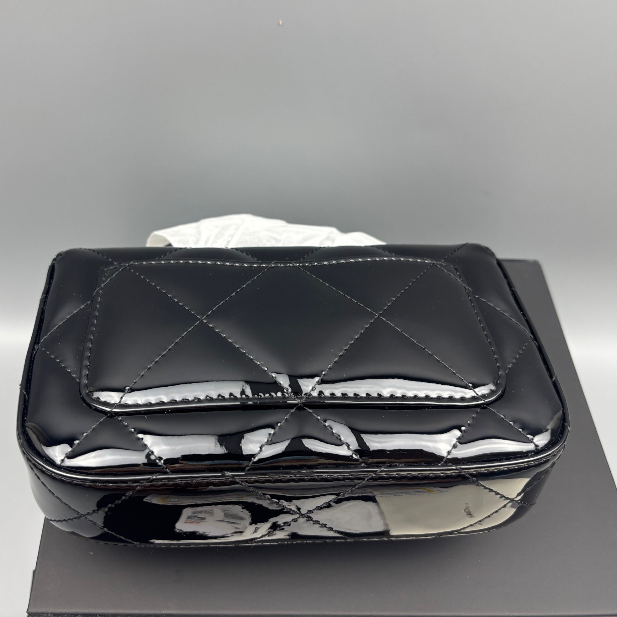 [True-to-ORIGINAL] Ch**el Mini Flap Bag With Top Handle Black For Women 7.3in/18.5cm AS5805-B21985-94305