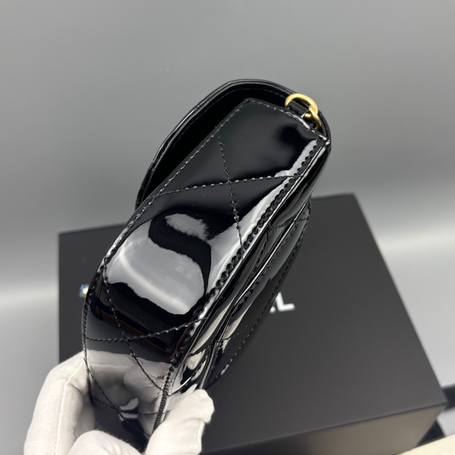 [True-to-ORIGINAL] Ch**el Mini Flap Bag With Top Handle Black For Women 7.3in/18.5cm AS5805-B21985-94305