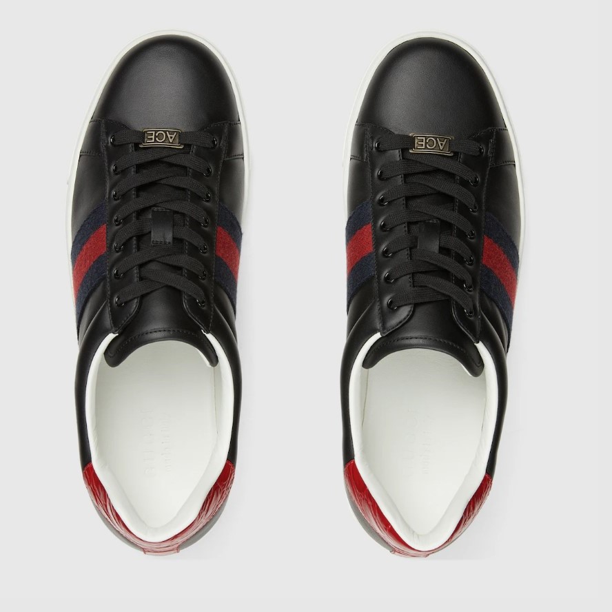 Gvc*1 Ace Sneaker With Web Black For Men 757892 AACAG 1096