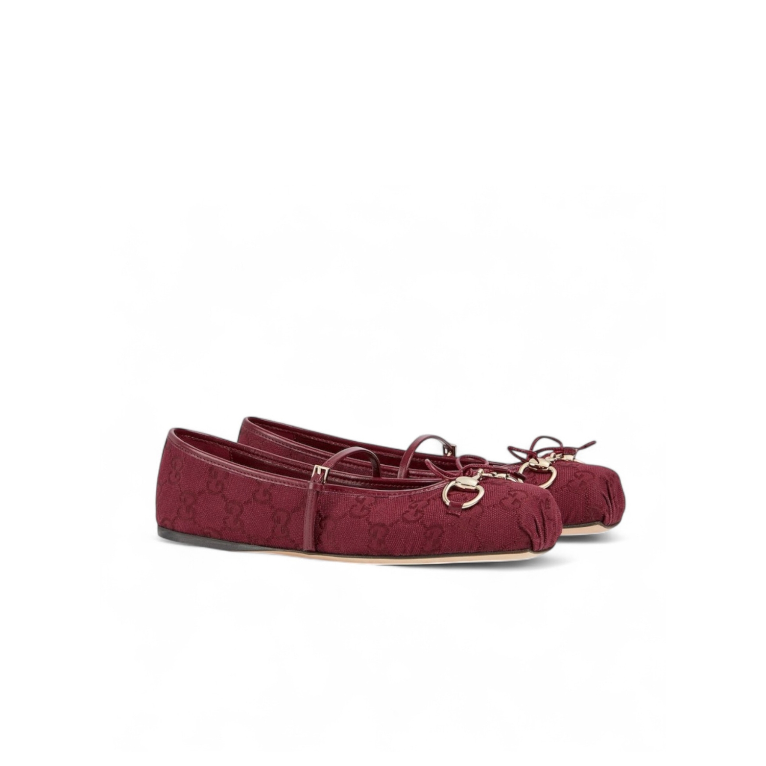 Gvc*1 Horsebit Ballet Flat Red For Women 821220 FAD8F 8546