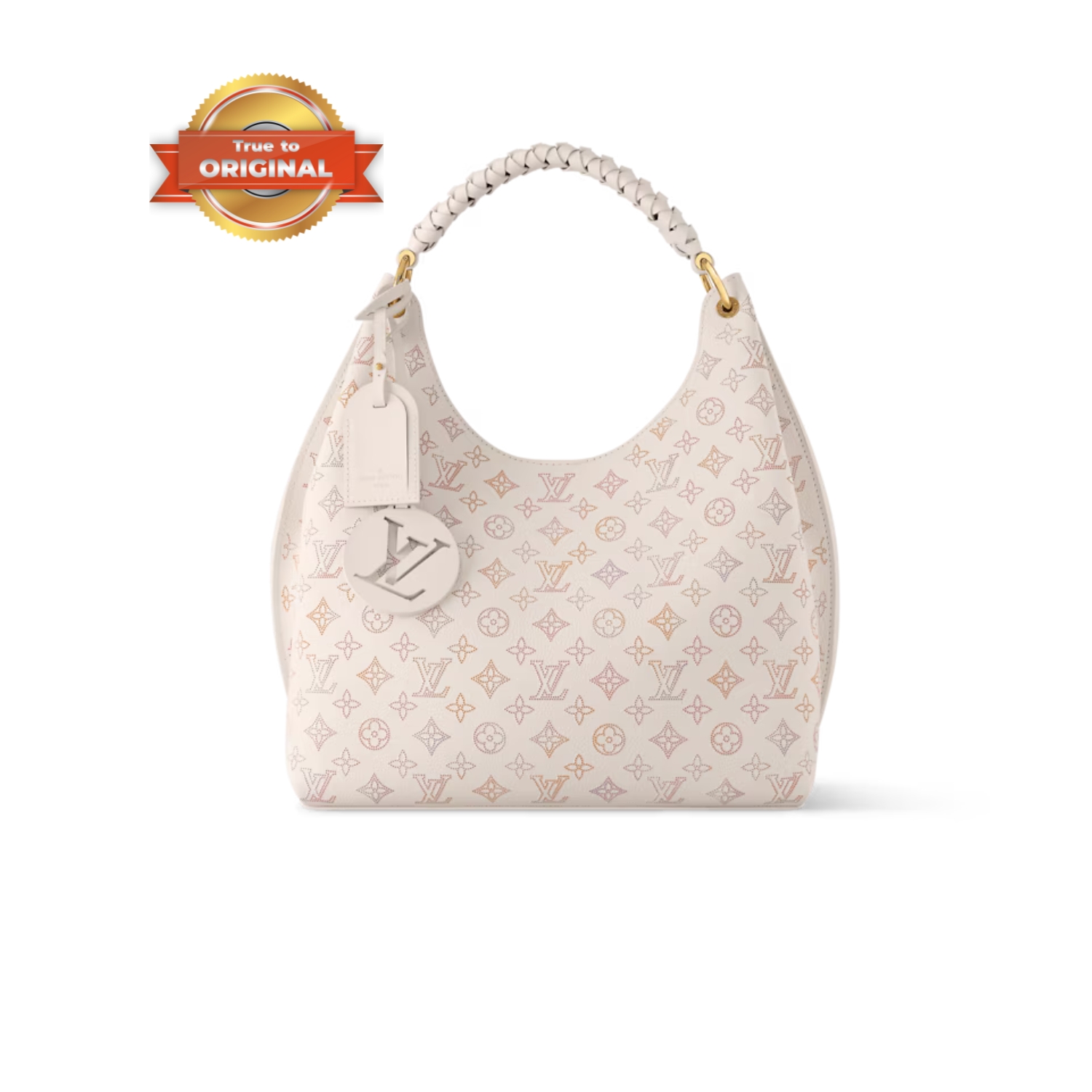 [True-to-ORIGINAL] L0vis Vvtt0n Carmel Mahina Handbag Dream Cream For Women 35cm/13.8in M25894