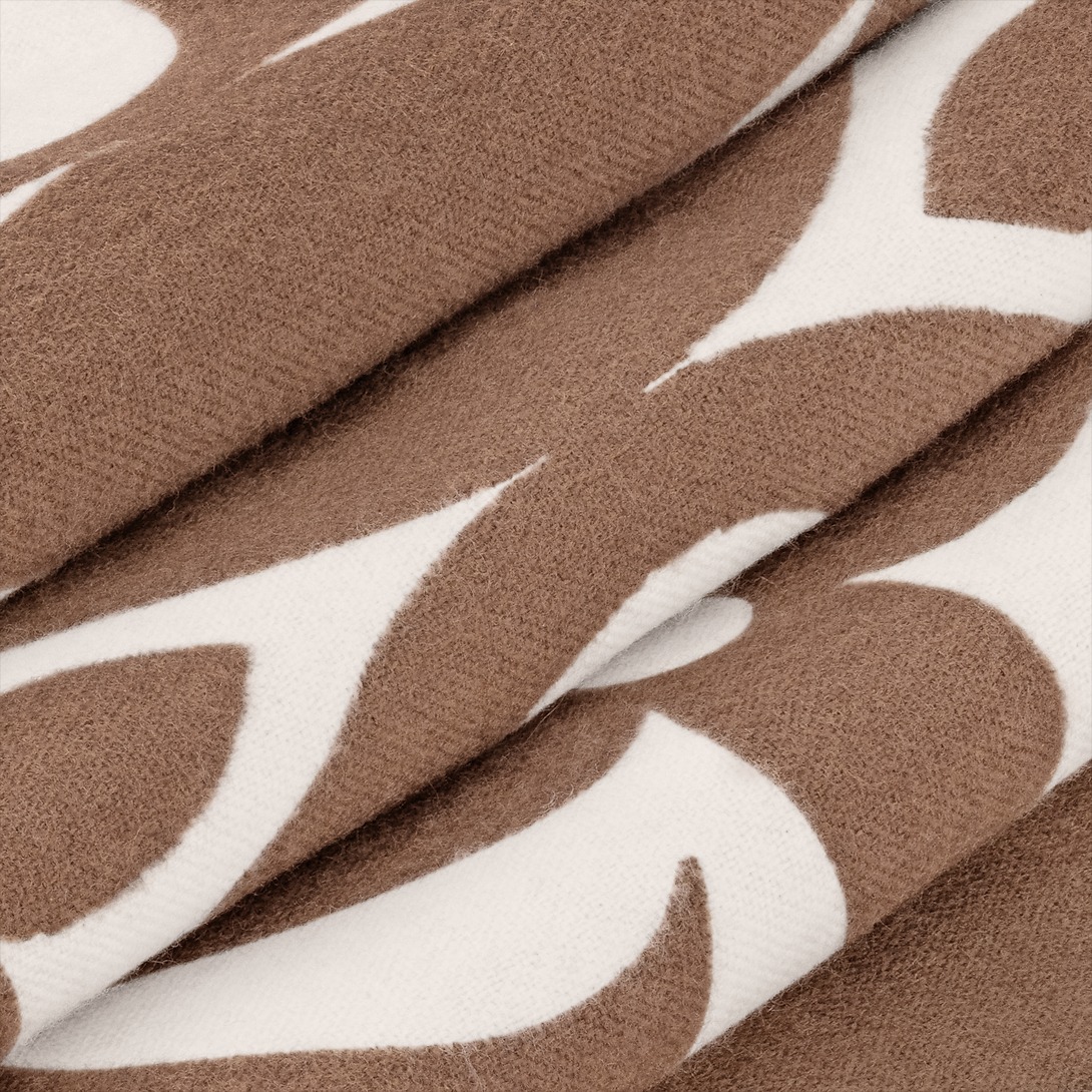 L0vis Vvtt0n LV Medallion Scarf Brown 92.5in/235cm M94853