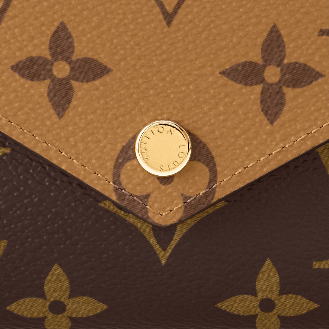 L0vis Vvtt0n Victorine Wallet Monogram Reverse For Women 4.7in/12cm M81557