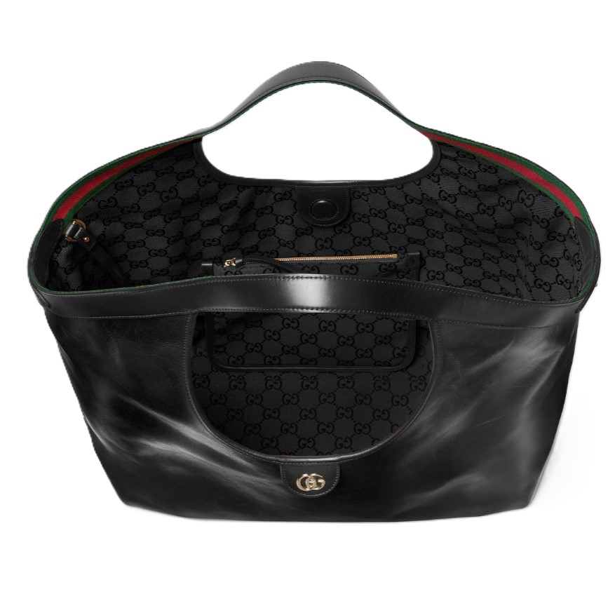[True-to-ORIGINAL] Gvc*1 Giglio Large Tote Bag Black For Women 23.6in/60cm ‎‎‎853971 AAF2H 1060