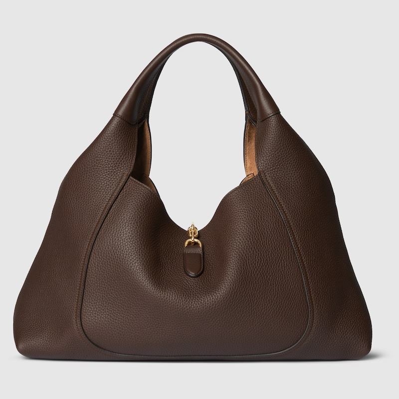 Gvc*1 Softbit Maxi Shoulder Bag Dark Brown For Women 18.1in/46cm 837466 AAEAO 2554