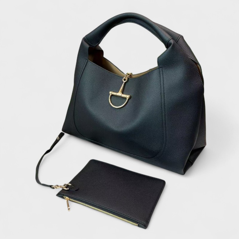 Gvc*1 Softbit Maxi Shoulder Bag Black For Women 18.1in/46cm 837466 AAEAO 1000