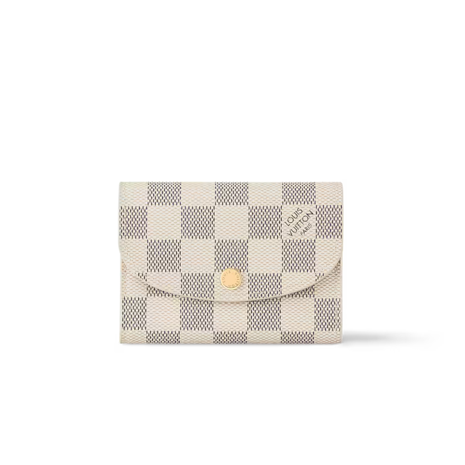 L0vis Vvtt0n Rosalie Coin Purse Damier Azur Canvas For Women 4.3in/11cm N61276