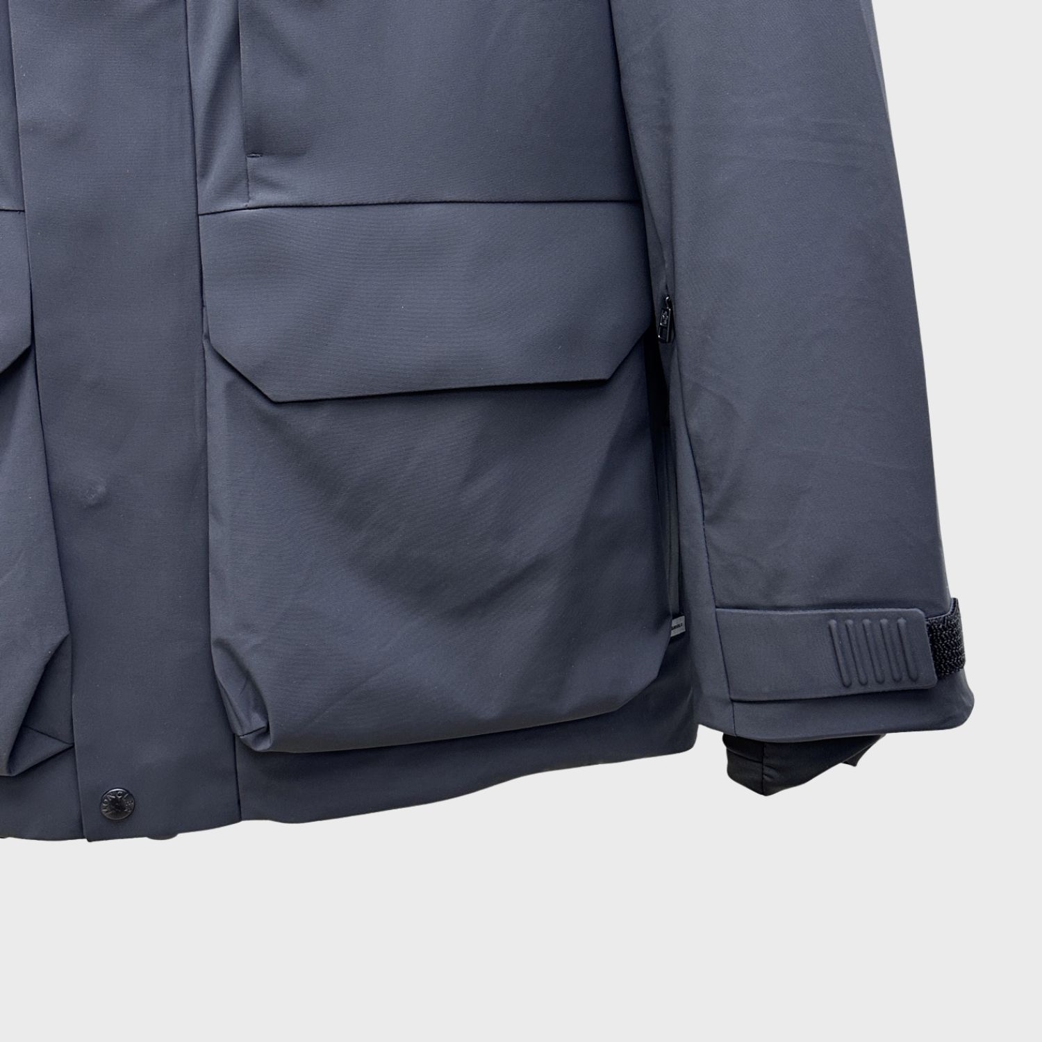 Moncler Technical Hooded Jacket Black For Men