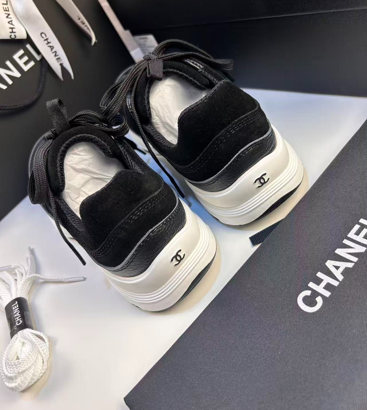 Ch**el Trainers In Black For Women