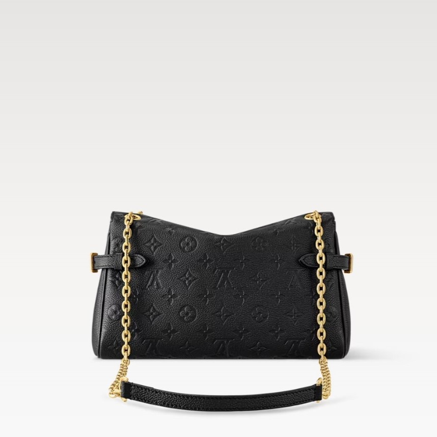 [True-to-ORIGINAL] L0vis Vvtt0n Anytime Flap Bag Black For Women 11.6in/29.5cm M14604
