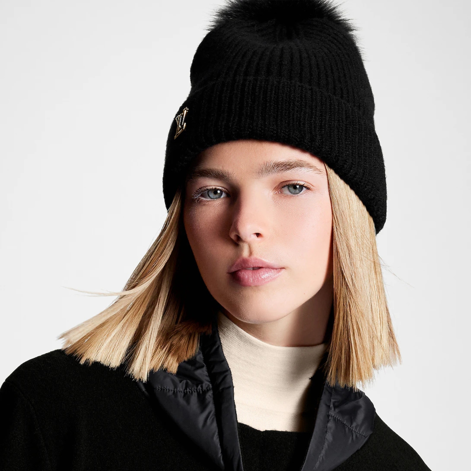 L0vis Vvtt0n LV Cold Spark Beanie Black For Women M79256