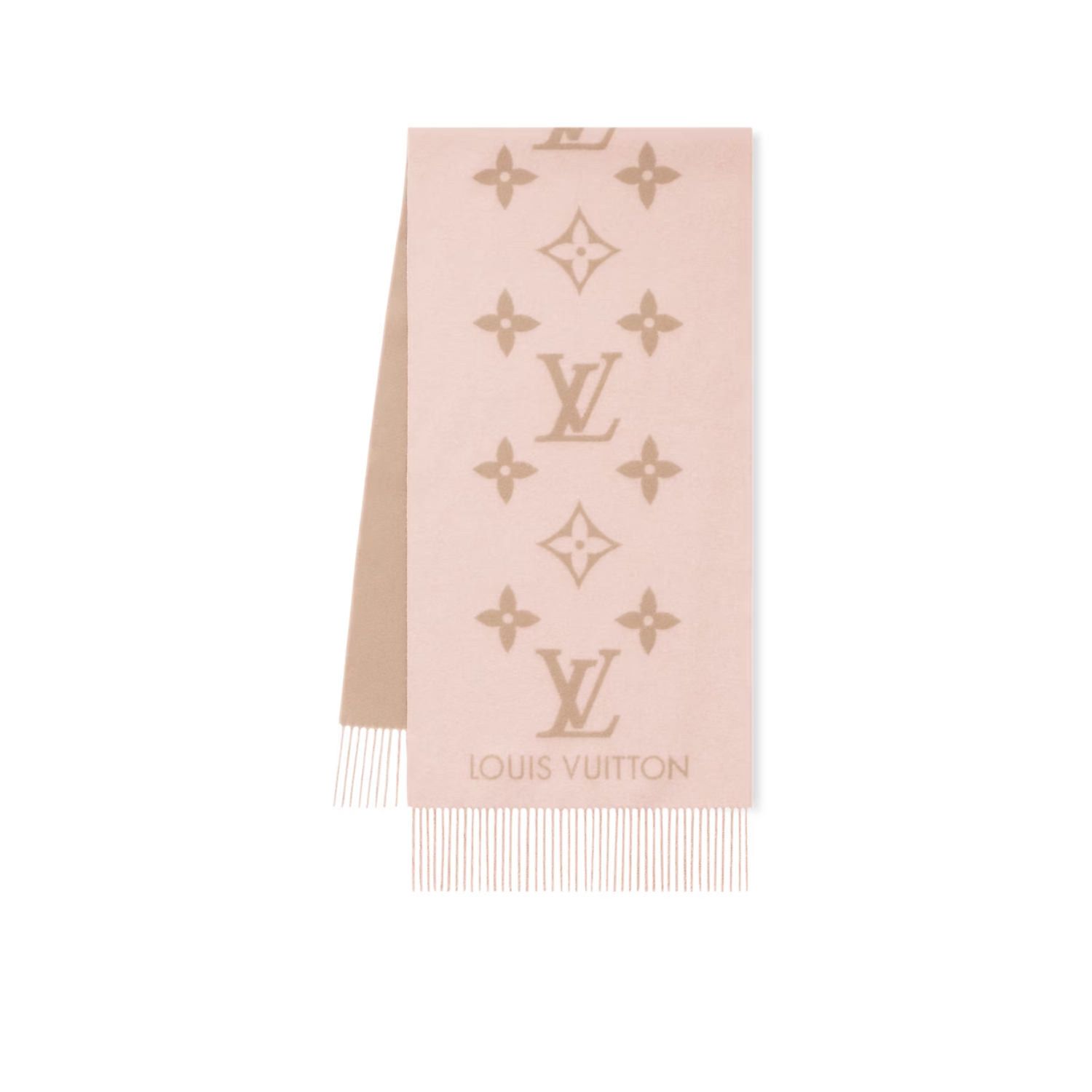 L0vis Vvtt0n Reykjavik Scarf Beige Rose For Women 74.8in/190cm M78908