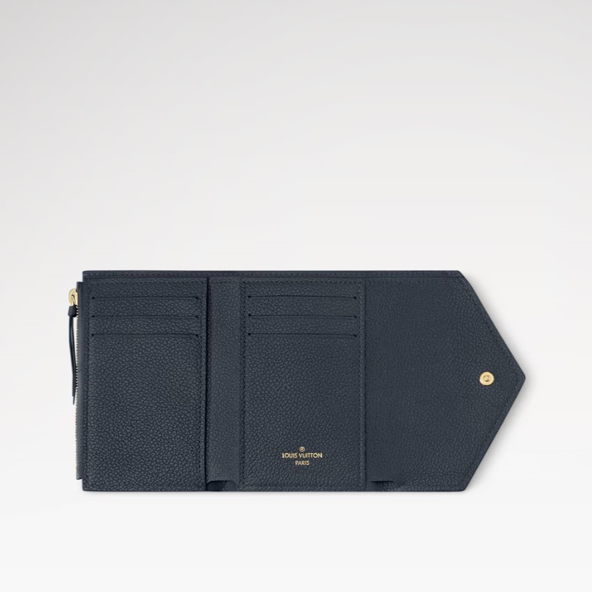 L0vis Vvtt0n Victorine Wallet Navy For Women 4.7in/12cm M83590