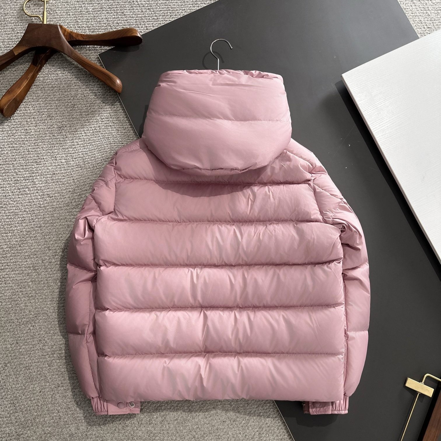 Moncler Maya 70 Short Down Jacket Pink For Women