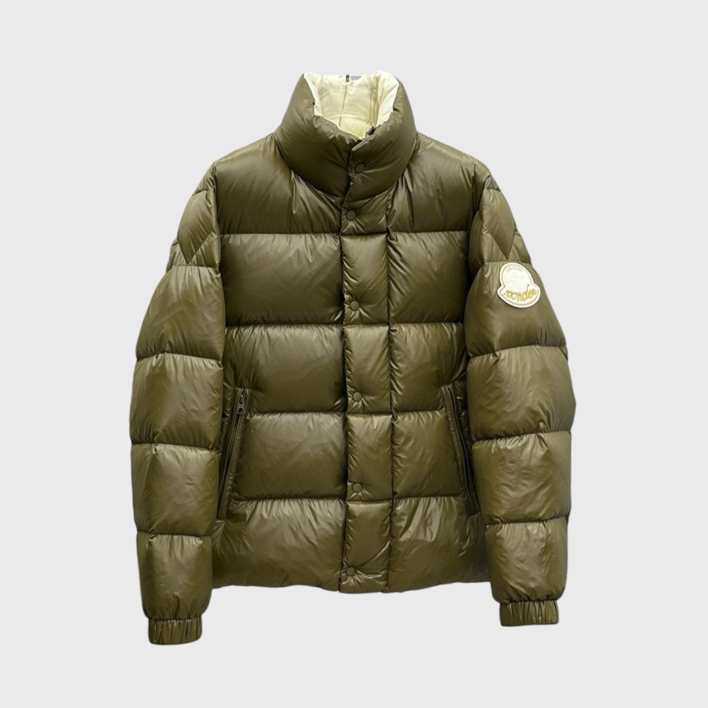 Moncler Tripiti Short Down Jacket Dark Green For Men