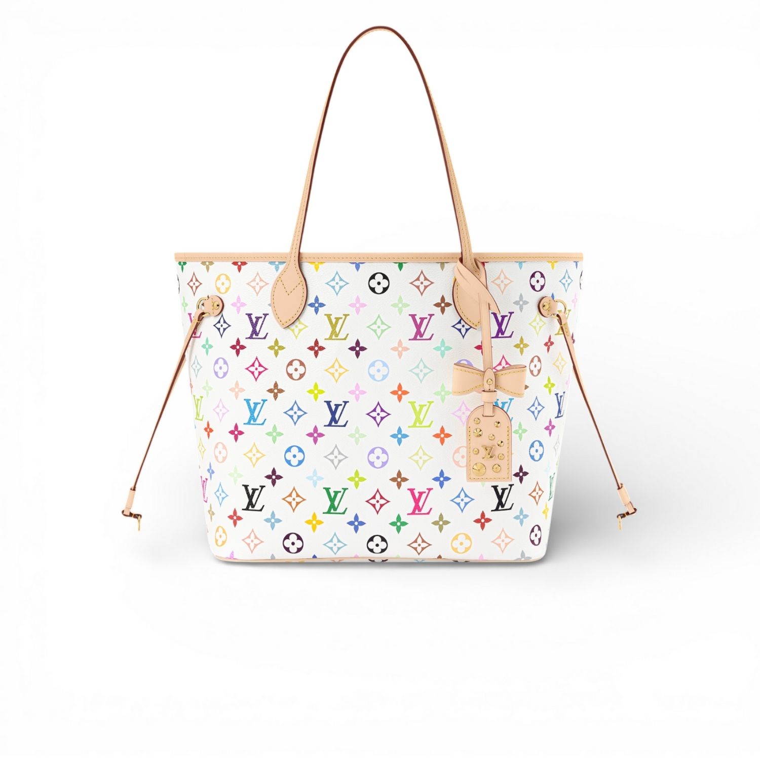 L0vis Vvtt0n LV x TM Neverfull MM Bag Multicolor/White For Women 31cm/12.2in – M27787