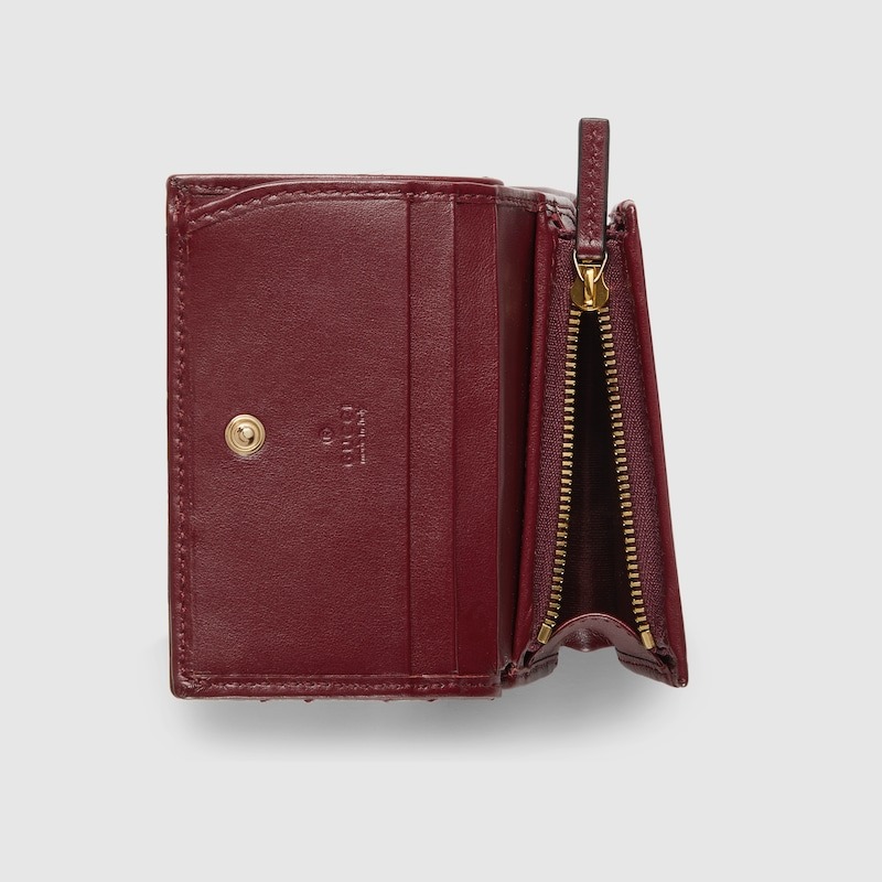 Gvc*1 Marmont Small Wallet Rosso Ancora Red For Women 4.5in/11cm 466492 DTDHV 6207
