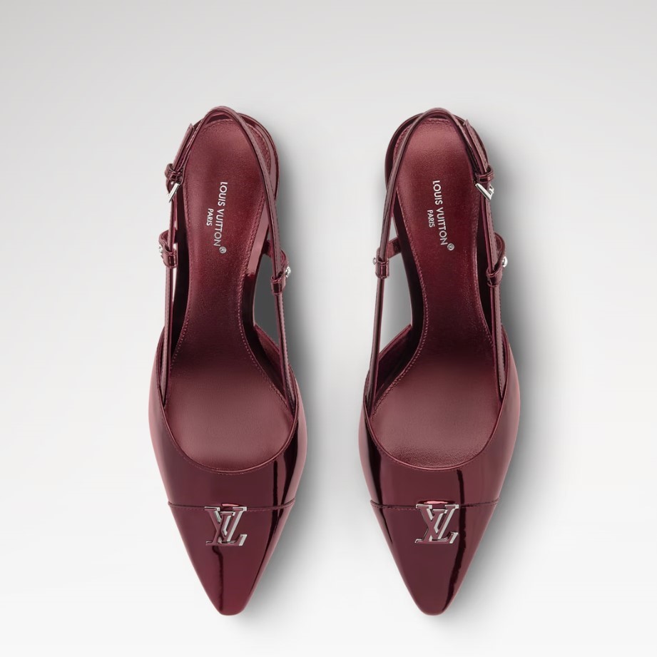 L0vis Vvtt0n City Slingback Pump Bordeaux Red For Women 1AITDP
