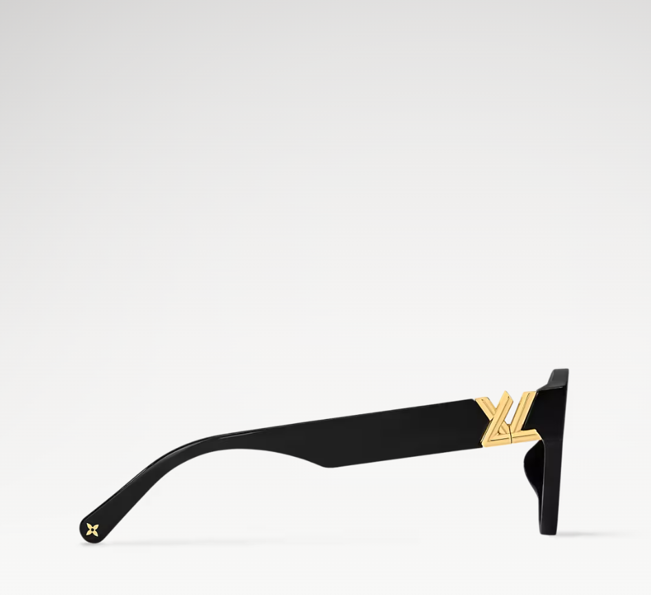 L0vis Vvtt0n LV GO-14 Round Sunglasses Black For Women Z2378E