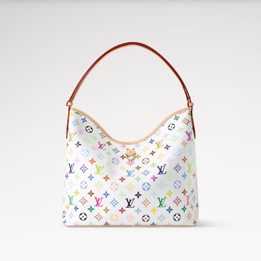 L0vis Vvtt0n LV x TM Lineup Shoulder Bag 13.8in/ 35cm Multicolor Gold Hardware For Women M27582