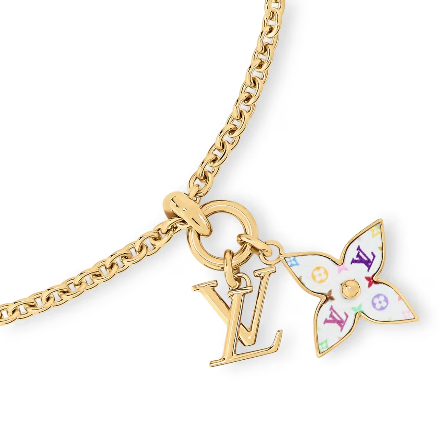 L0vis Vvtt0n LV x TM Monogram Multicolor Necklace For Women – M03737