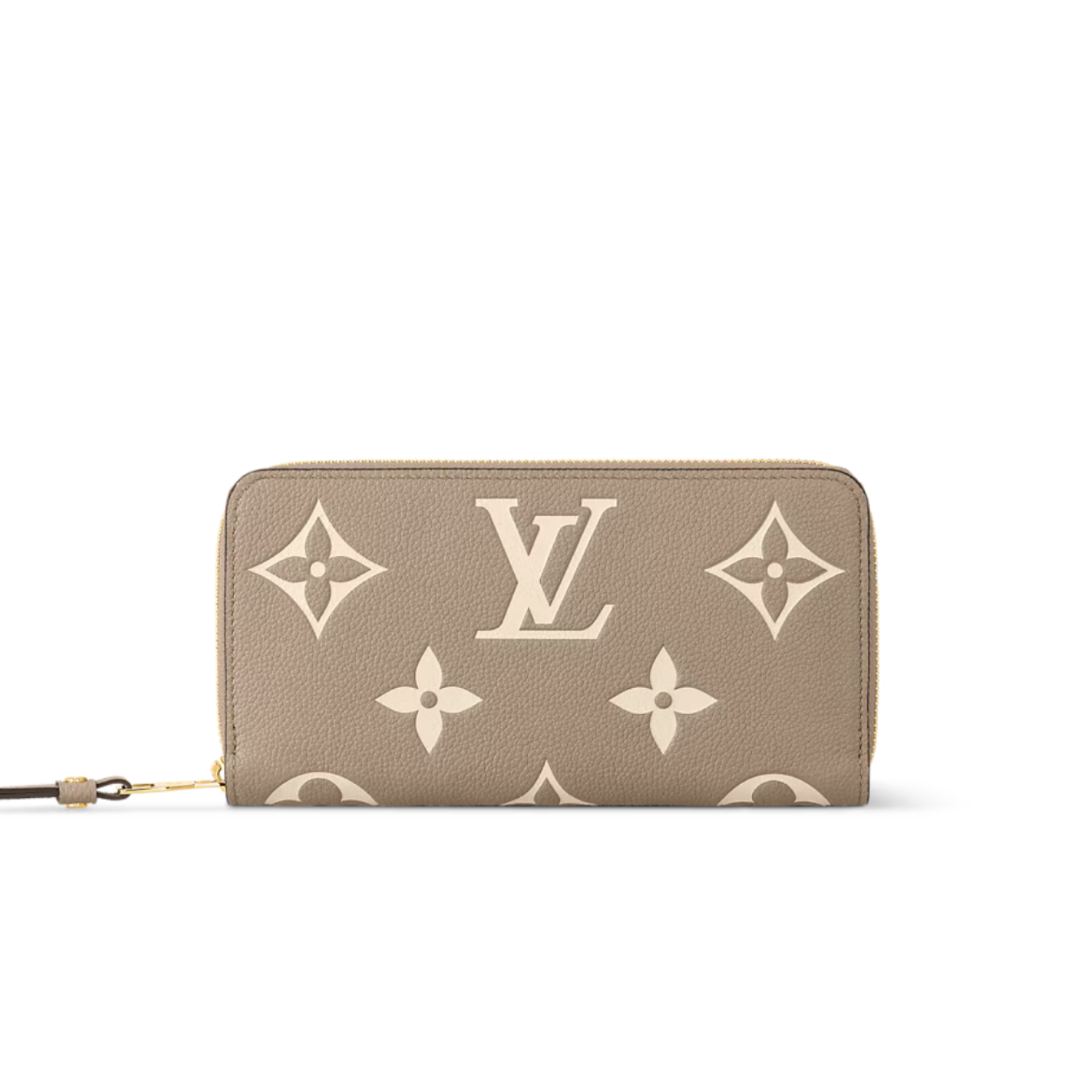 L0vis Vvtt0n Zippy Wallet Monogram Empreinte Dove/Cream For Women 7.7in/20cm M69794