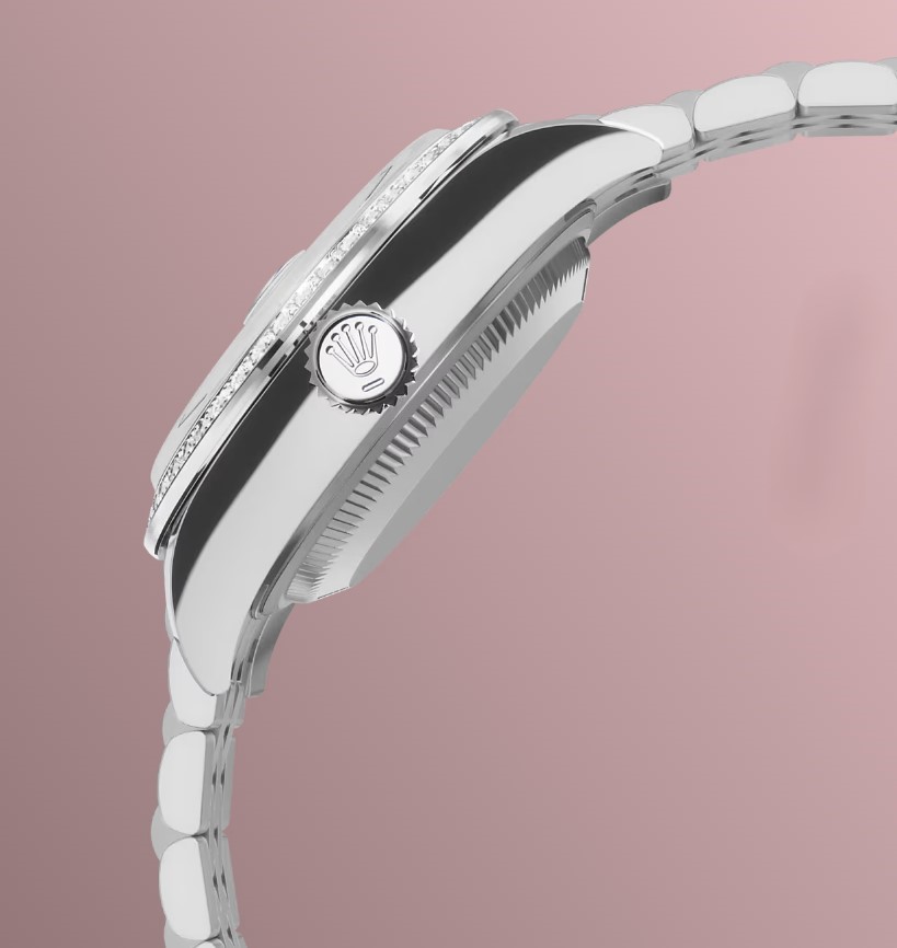 R01ex Lady-Datejust Watch Silver Toned Pink Dial 28mm For Women 279384RBR-0003