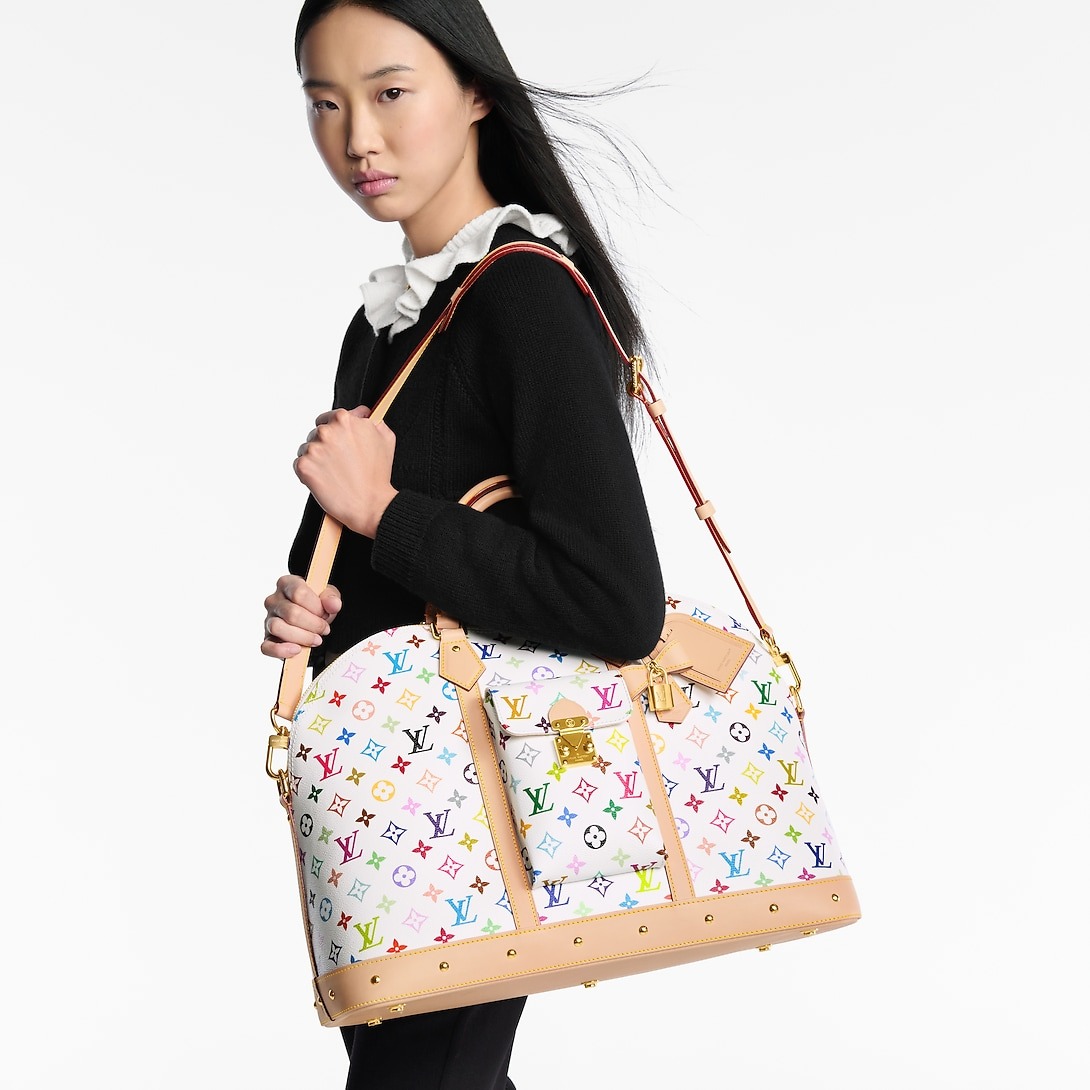 L0vis Vvtt0n LV x TM Alma Travel Crossbody Bag 17.7in/ 45cm Multicolored Gold Hardware For Women M27901