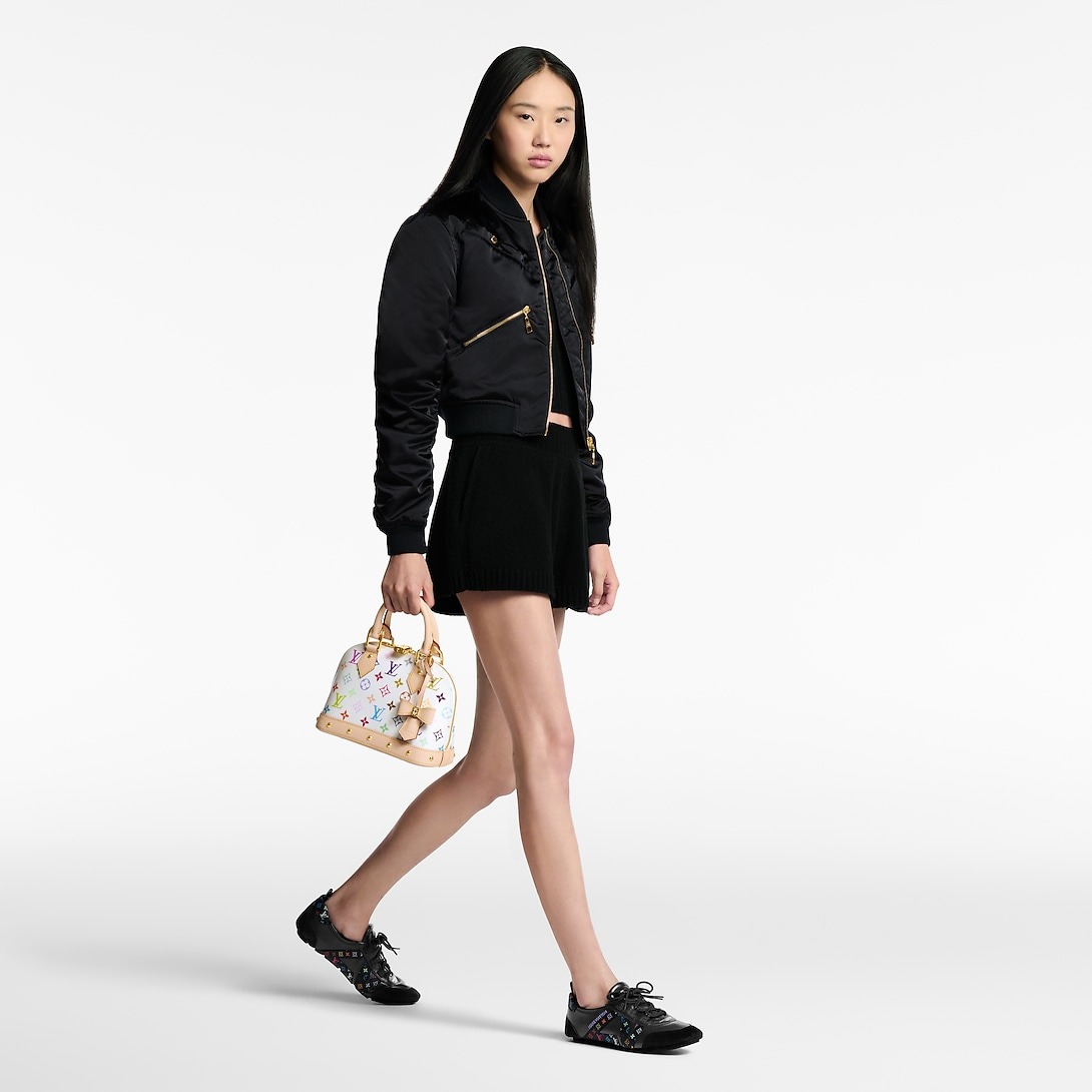 L0vis Vvtt0n LV x TM LV Sneakerina Sneakers Black For Women 1AJJTT