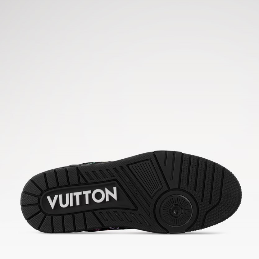 L0vis Vvtt0n LV x TM LV Trainer Sneakers Black For Women 1AJQCS