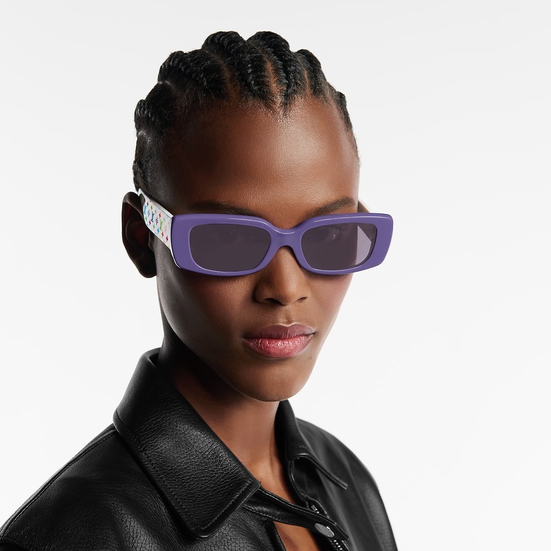 L0vis Vvtt0n LV x TM Multigram Cat Eye Sunglasses Purple For Women Z2711W