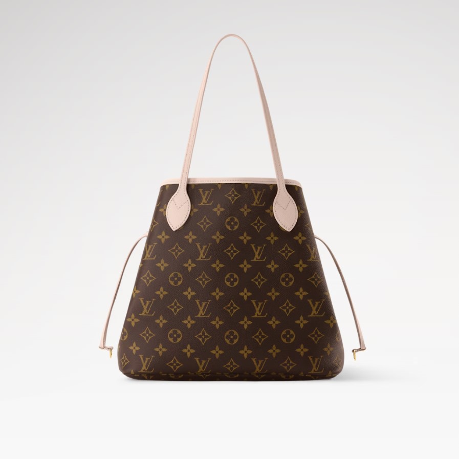 L0vis Vvtt0n Neverfull Inside Out MM Tote Bag 12.2in/ 31cm Monogram Sand Gold Hardware For Women M28375