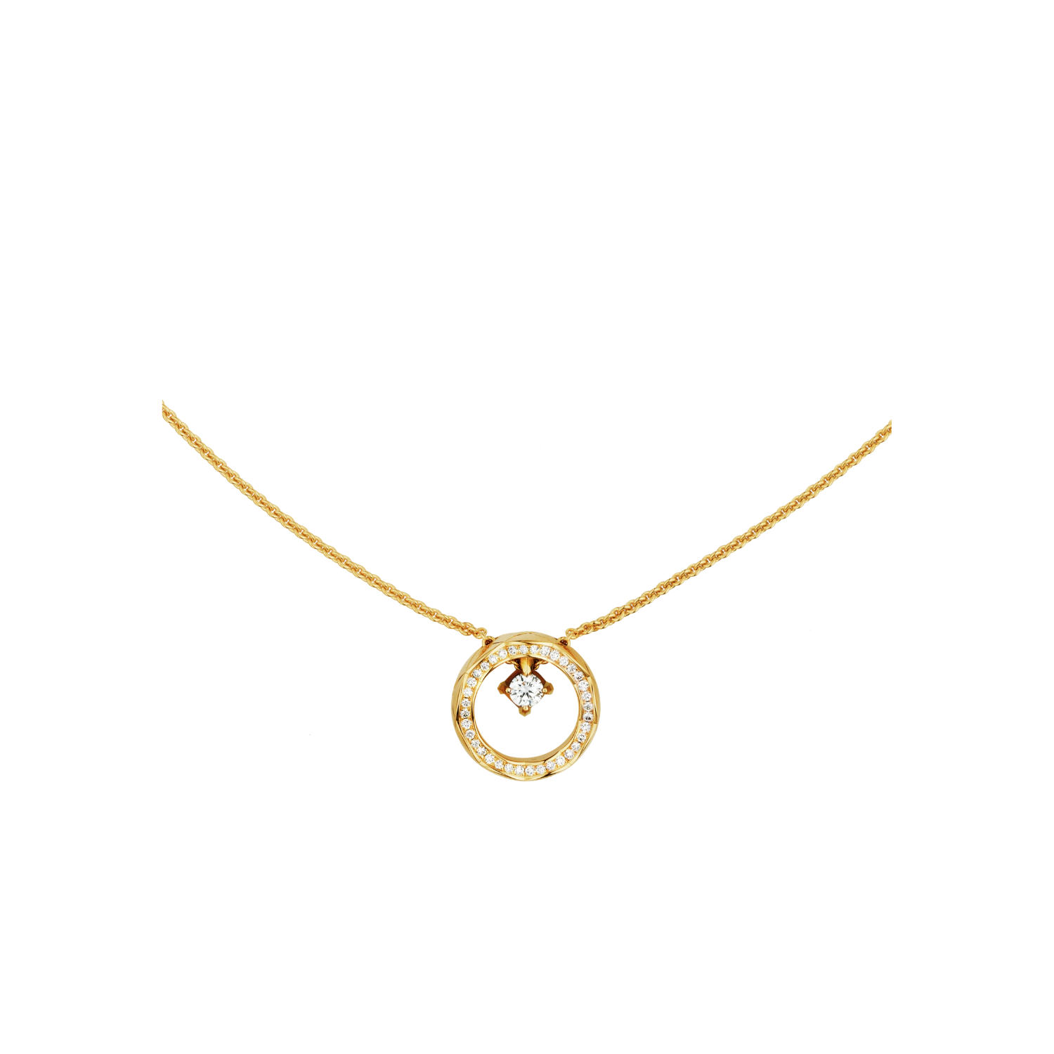 Ch**el Coco Necklace Gold Hardware For Women J13215
