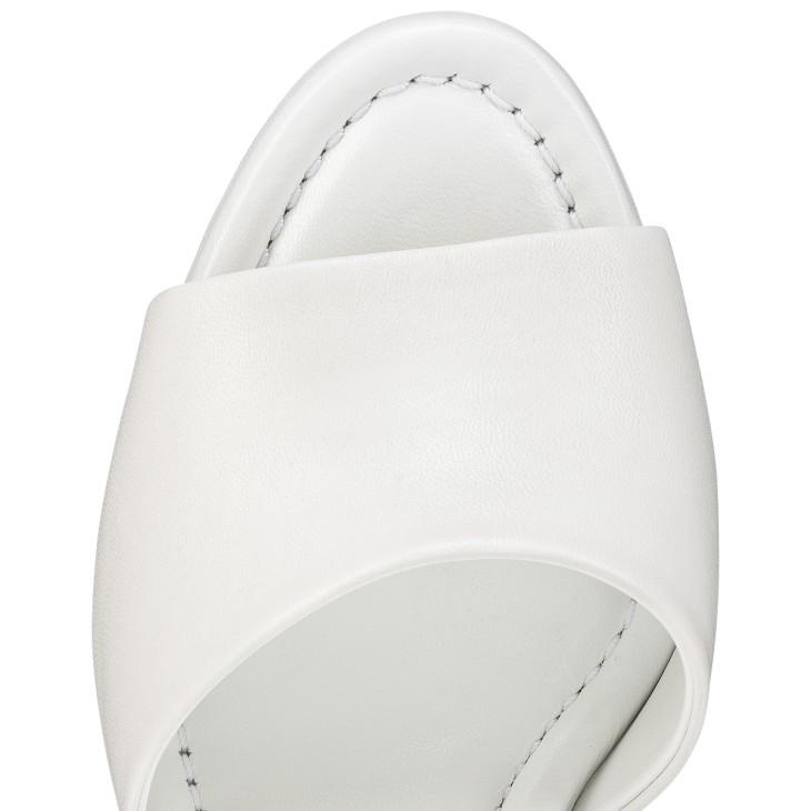 Chr1st1an Louboutin Jane Mules Bianco For Women 1240728W302