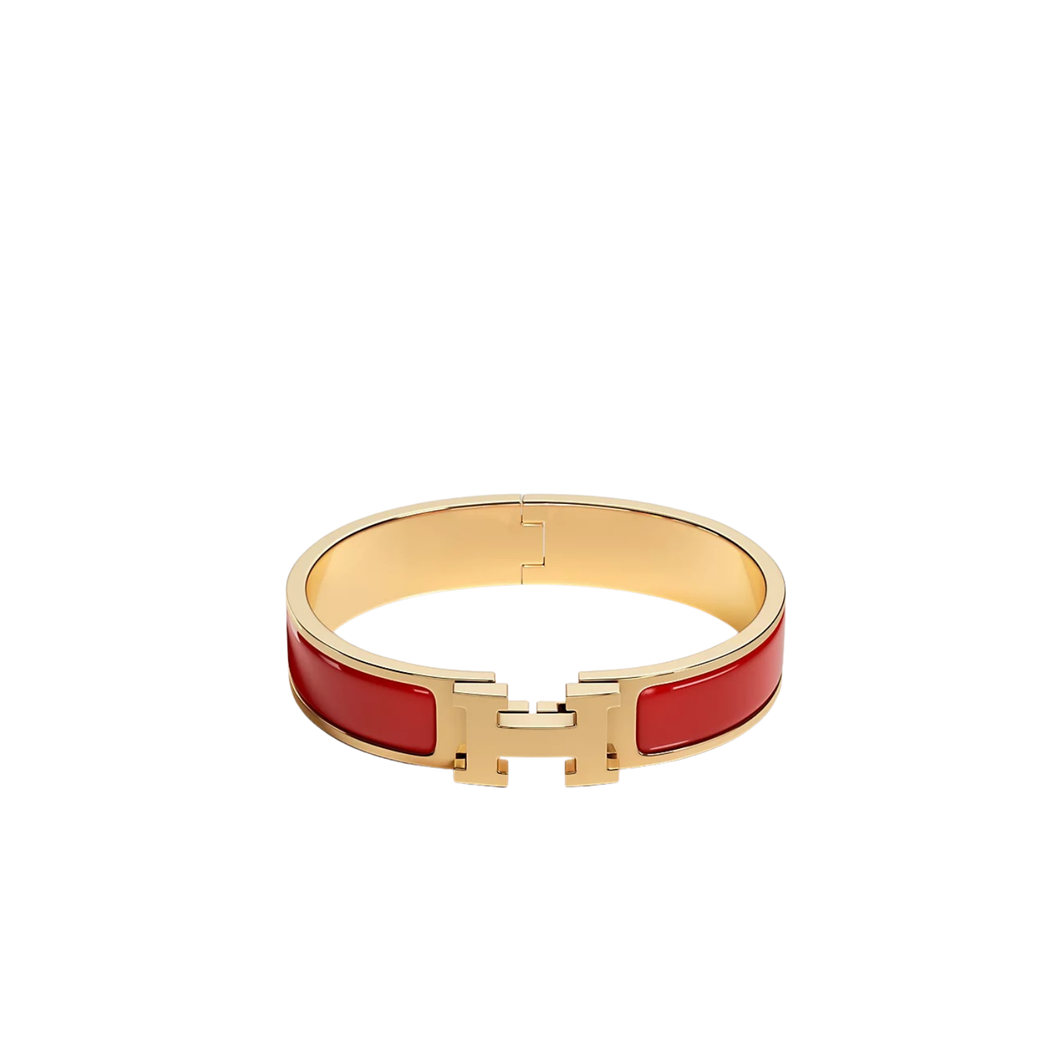 H**me5 Clic H Bracelet Rouge Amarante Gold Hardware For Women H700001F 94PM