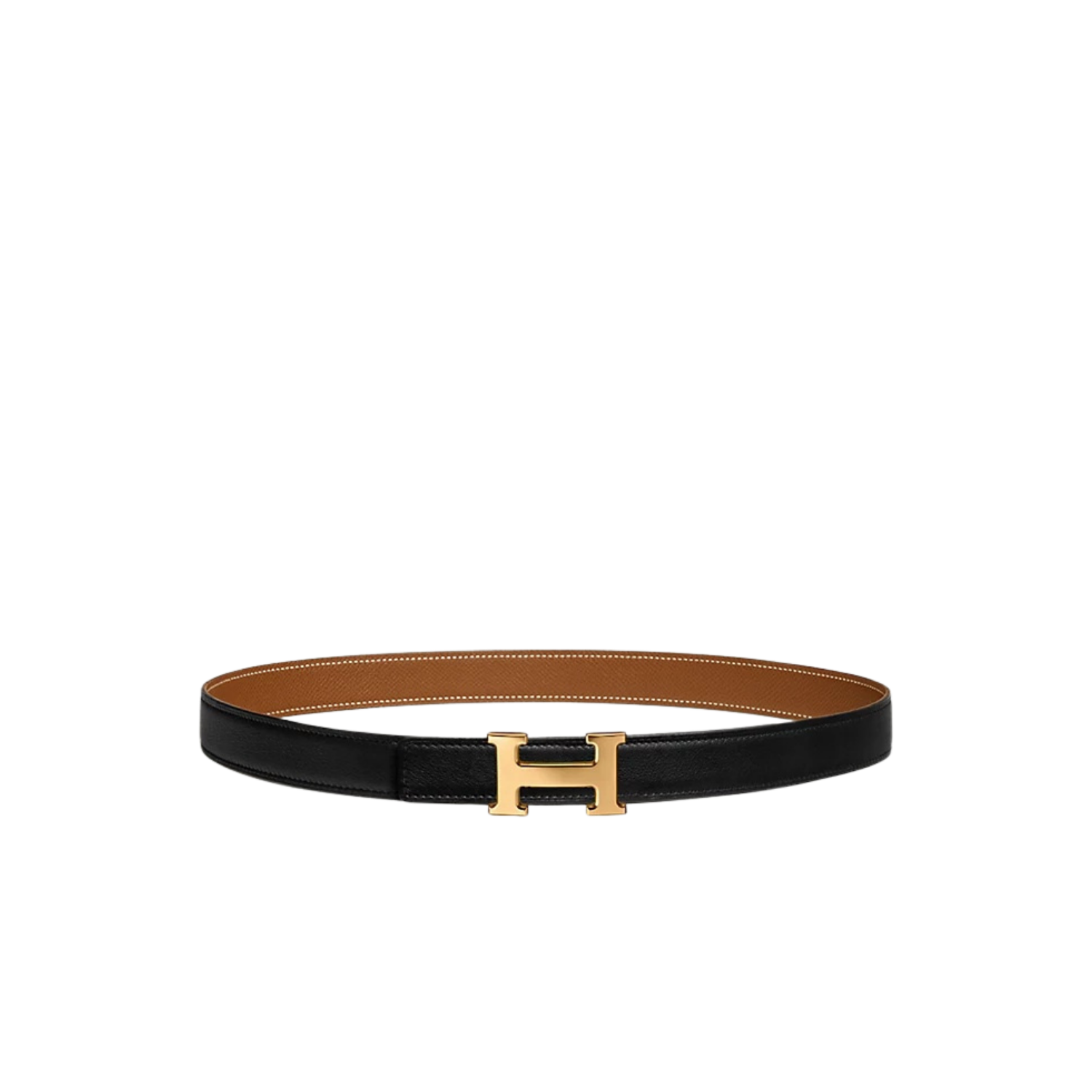 H**me5 Mini H 24mm Reversible Belt Noir/ Brown For Women H052150CABV065