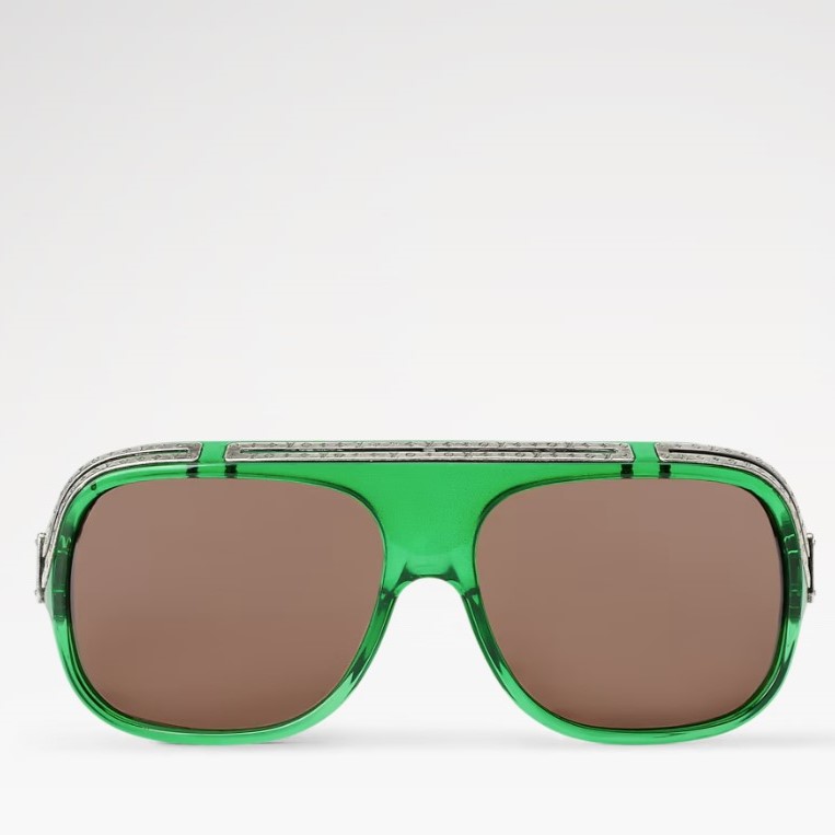 L0vis Vvtt0n 1.0 Millionaires Sunglasses Green For Men Z3020W