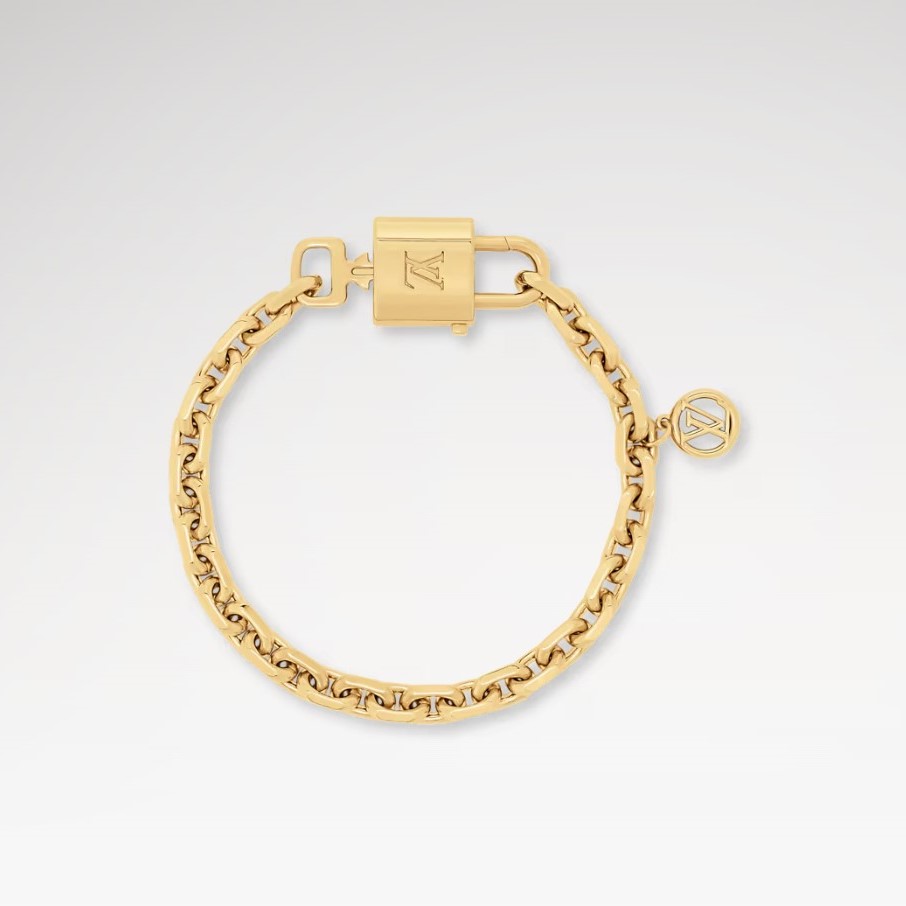 L0vis Vvtt0n Pearlock Necklace Gold Hardware For Women M02977