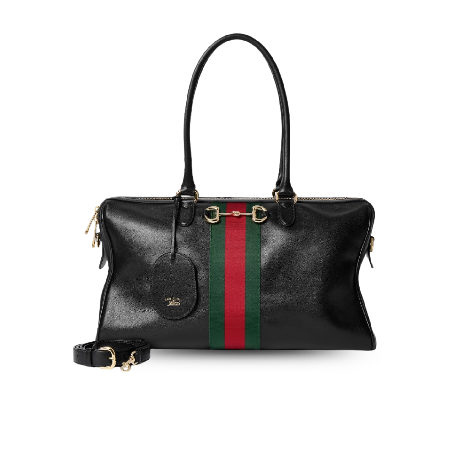 Gvc*1 Borsetto Large Boston Shoulder Bag 15.2in/ 39cm Black Gold Hardware For Women 866734 AAGIQ 1053