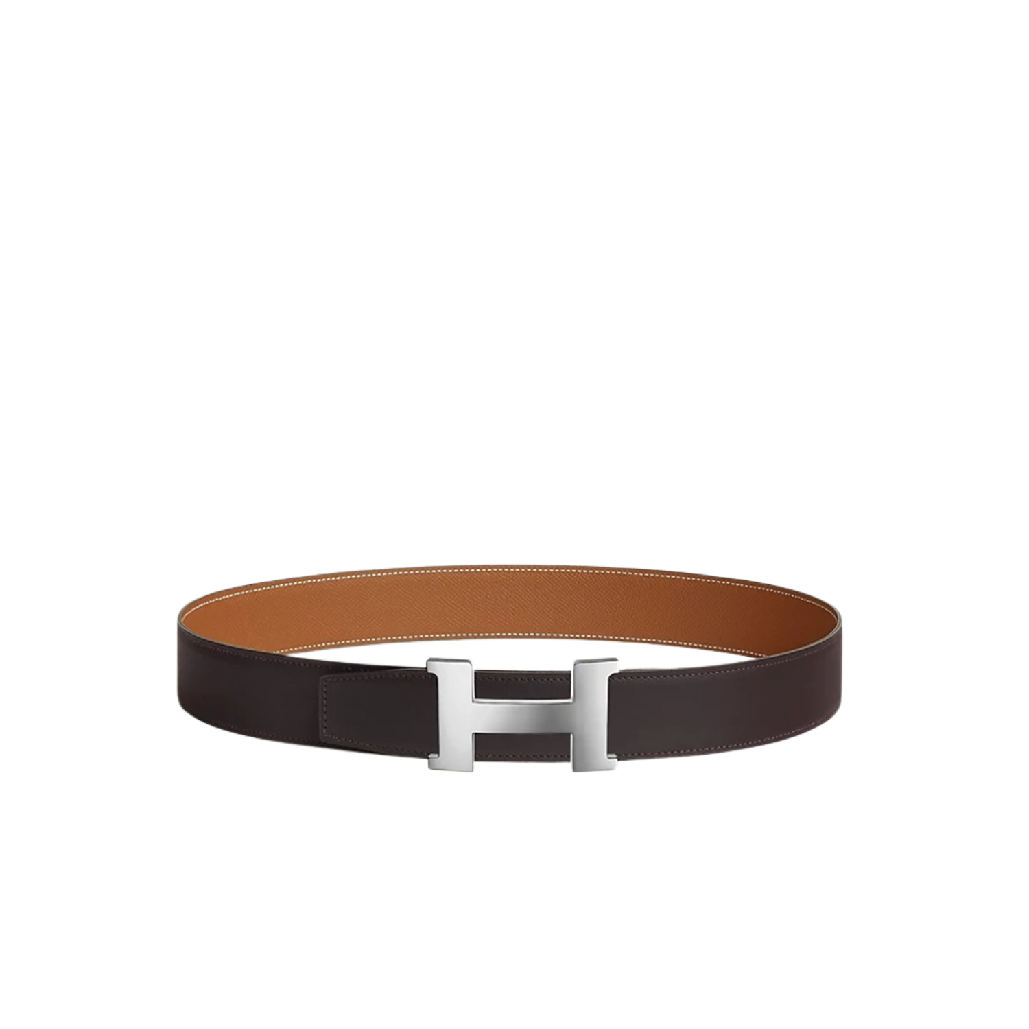 H**me5 Constance Buckle Reversible Strap 38mm Belt Macassar/ Brown For Men H011823UAAH115